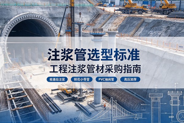 邻水注浆管选型标准