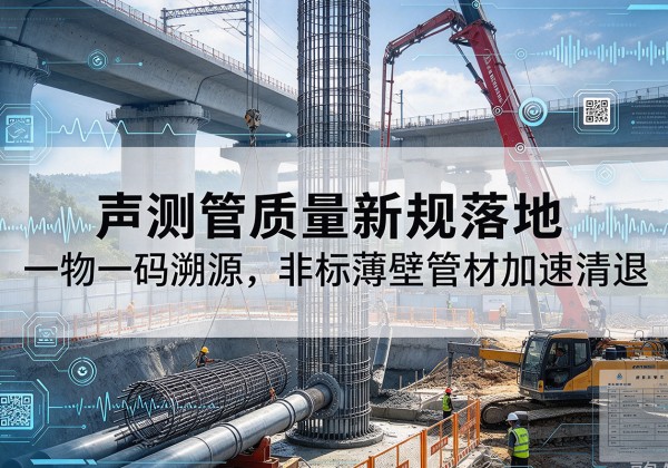 邻水声测管质量新规落地，一物一码溯源，非标薄壁管材加速清退