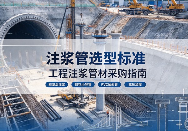 邻水注浆管选型标准